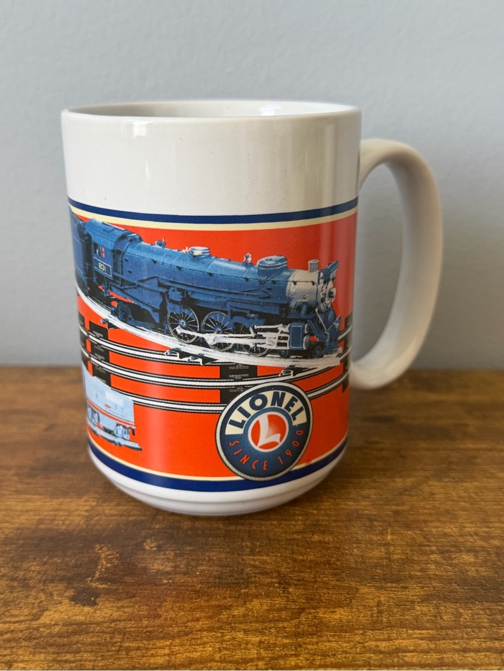 Lionel Trains Coffee Mug 2006 Railroad Locomotive Ceramic Large Train Cup